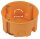 Hohlwanddose, 10 Stück, 68 mm Ø, 45 mm tief, orange