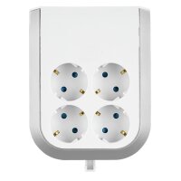 MultiPower Steckdosenerweiterung 4-fach, weiß