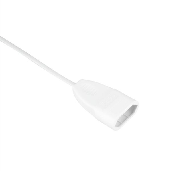 Euro-Verlängerung 5m weiß