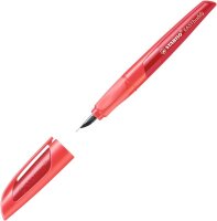 Stabilo EASY Buddy Füller M Feder rot SB Karte