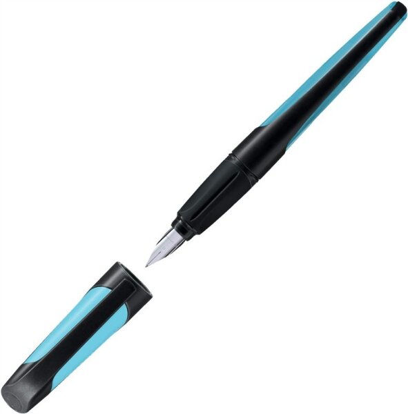 Stabilo Easy Buddy Füller M-Feder schwarz/hellblau