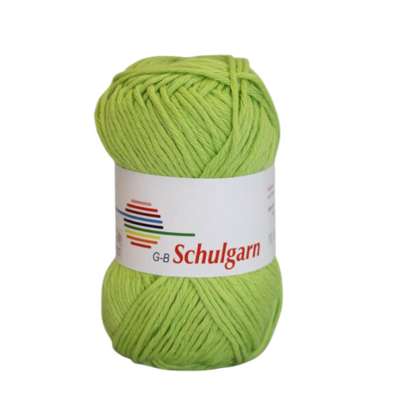 Schulgarn apfelgrün Farbe 1423