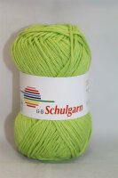 Schulgarn apfelgrün 100% Baumwolle 50g 87m Farbe 1423