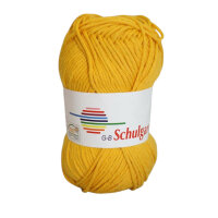 Schulgarn gelb 100% Baumwolle 50g 87m Farbe 1470