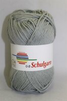 Schulgarn hellgrau 100% Baumwolle 50g 87m Farbe 1450