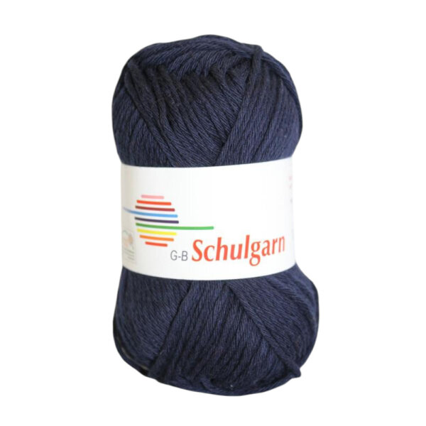 Schulgarn marine Farbe 1020