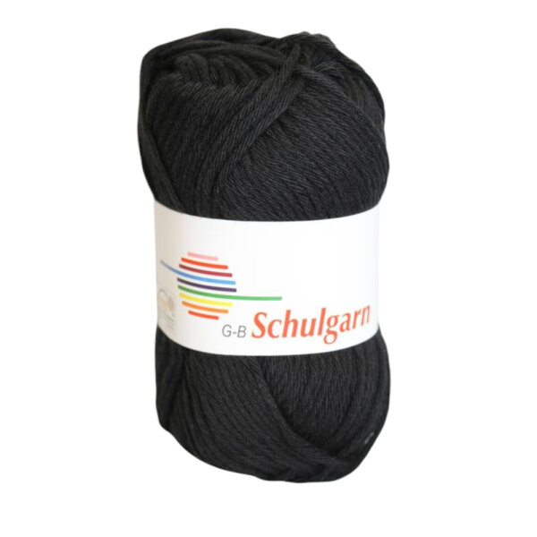 Schulgarn schwarz Farbe 1050
