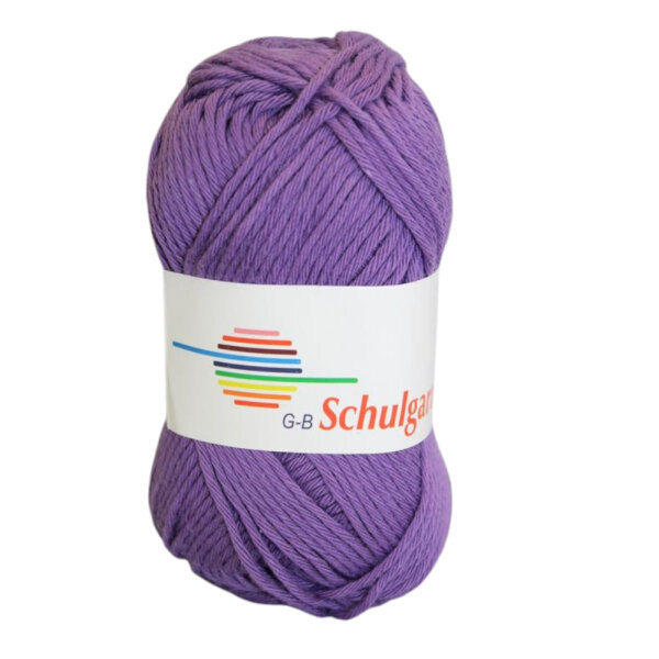 Schulgarn violett-lila Farbe 1510