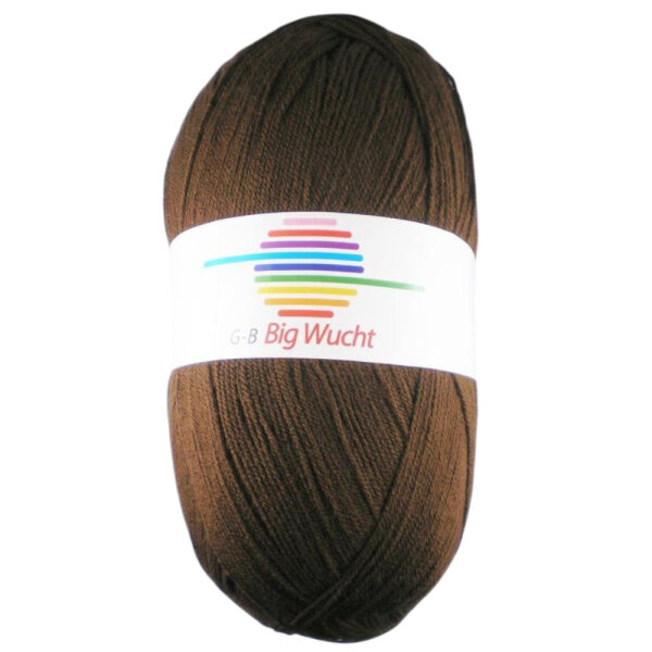 Wolle Big Wucht braun Farbe 1880