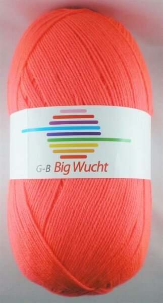 Wolle Big Wucht corall 100% Polyacryl 400g 1200m Farbe 1814