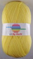 Wolle Big Wucht pastellgelb 100% Polyacryl 400g 1200m Farbe 1471