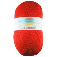 Wolle Big Wucht rot Farbe 1030