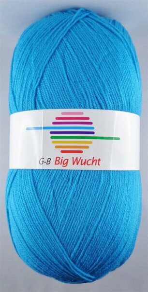 Wolle Big Wucht türkis 100% Polyacryl 400g 1200m Farbe 1370