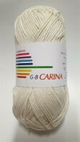 Wolle Carina natur 100% Baumwolle merz., gas., 50g 125m Farbe 817