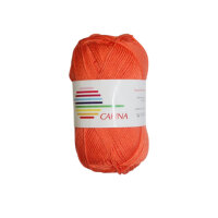 Wolle Carina orange Farbe 333