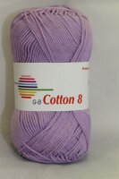 Wolle Cotton 8 flieder 100% Baumwolle 50g 170m Farbe 1480