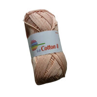 Wolle Cotton 8 hellrose Farbe 1230