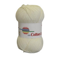 Wolle Cotton 8 natur Farbe 1440