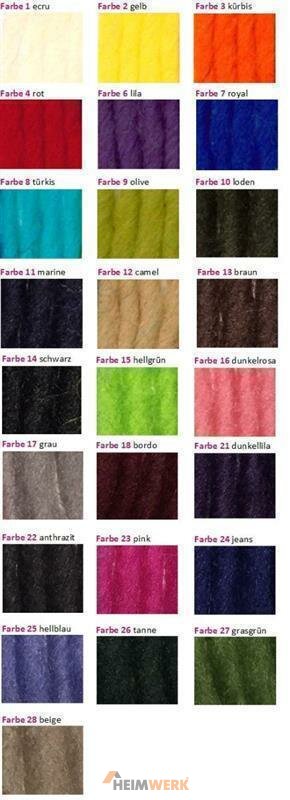 Wolle Filz-it Color Braun/Grau/Schwarz/Natur - 100% Wolle, 50g, 50m