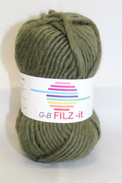 Wolle Filz-it loden 100% Wolle 50g 50m Farbe 10