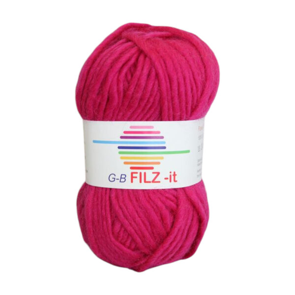 Wolle Filz-it pink Farbe 23