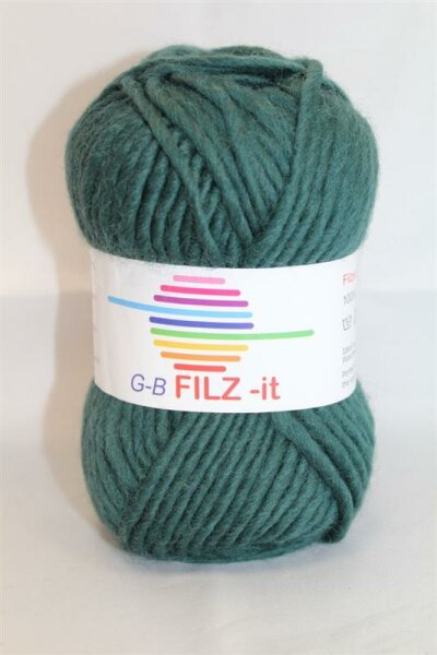 Wolle Filz-it tanne 100% Wolle 50g 50m Farbe 26