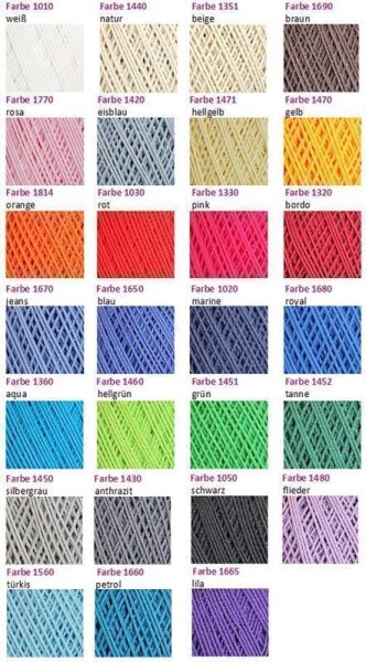 Wolle Hanna Cable pink Farbe 1330