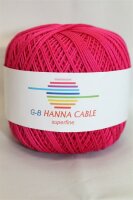 Wolle Hanna Cable pink 100% Baumwolle 50g 175m Farbe 1330