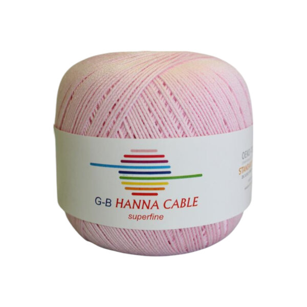 Wolle Hanna Cable rosa Farbe 1770
