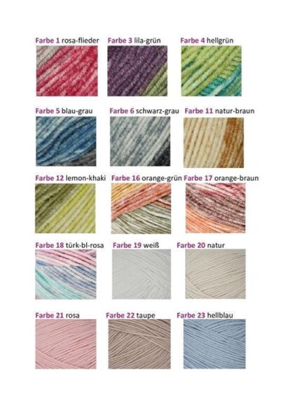 Wolle Honey orange-braun-bordo Farbe 17