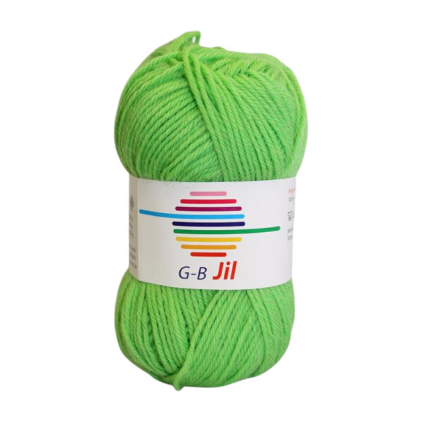 Wolle Jil apfelgrün Farbe 4570