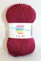 Wolle Jil bordeaux 100% Schurwolle 50g 125m Farbe 4508