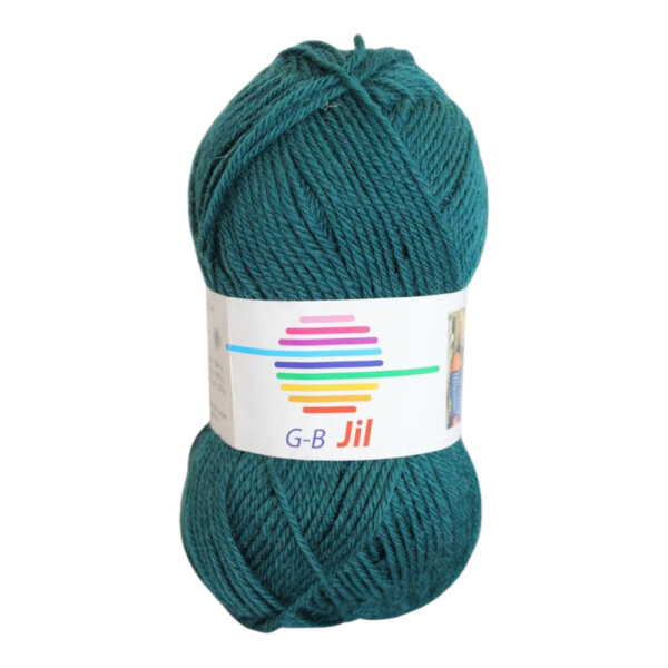 Wolle Jil dunkelgrün Farbe 4520