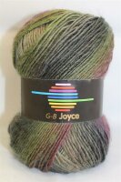 Wolle JOYCE grün/lila 20% Wolle+80% Polyacryl 100g 250m Farbe 03