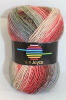 Wolle JOYCE rot-grautöne 20% Wolle+80% Polyacryl...