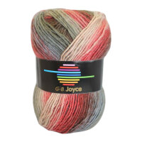 Wolle JOYCE rot-grautöne 20% Wolle+80% Polyacryl...