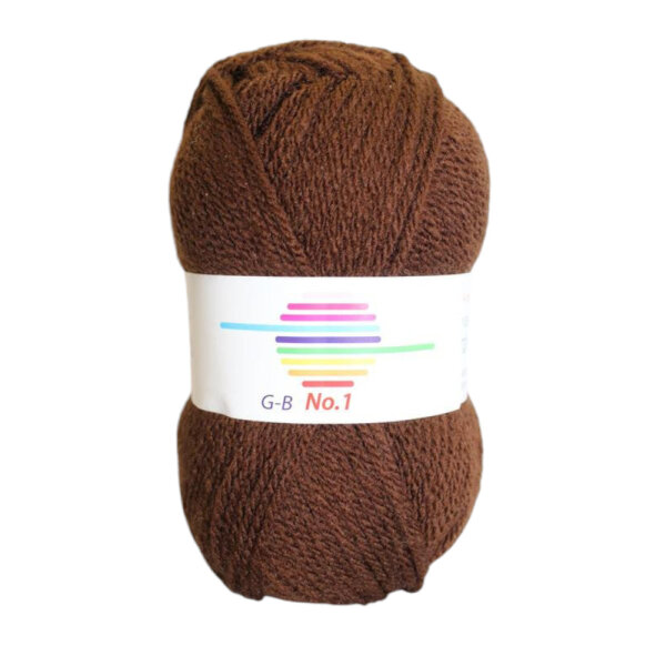 Wolle No.1 braun Farbe 1880