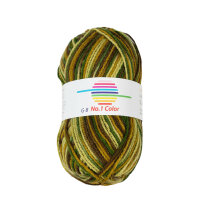 Wolle No.1 color oliv-brauntöne 100% Polyacryl 50g...