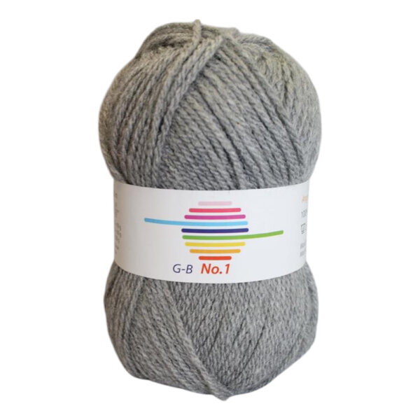 Wolle No.1 hellgrau Farbe 1450