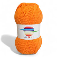 Wolle No.1 orange Farbe 1520