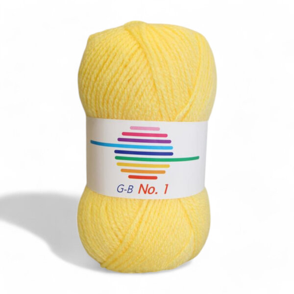 Wolle No.1 pastellgelb Farbe 1471