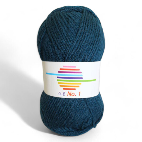 Wolle No.1 petrol Farbe 2170