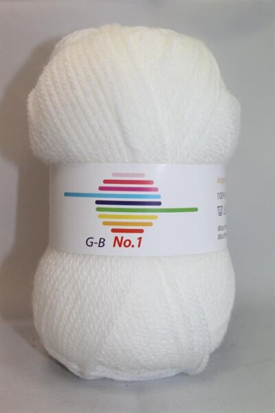 Wolle No.1 weiß Farbe 1010
