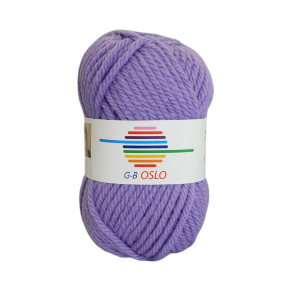 Wolle Oslo flieder Farbe 16