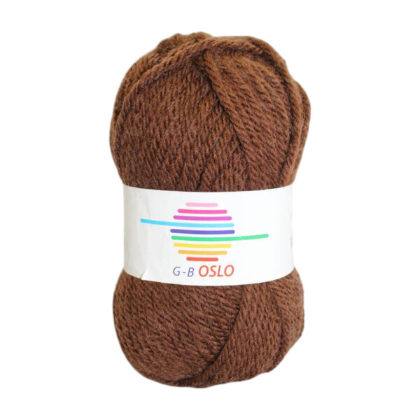 Wolle Oslo schoko/braun Farbe 13