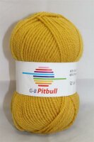 Wolle Pitbull maisgelb 60% Polyacryl+40% Wolle 100g 176m...