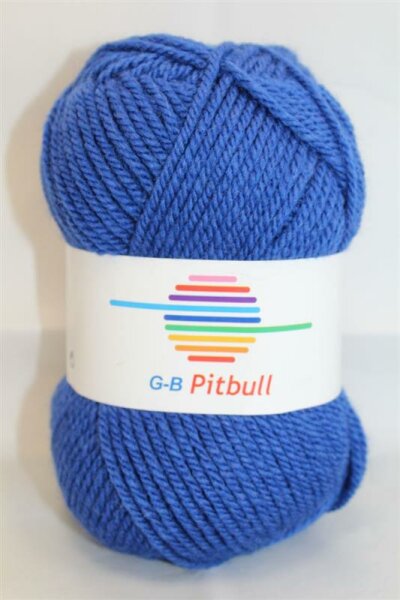 Wolle Pitbull royalblau 60% Polyacryl+40% Wolle 100g 176m Farbe 10