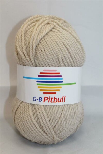 Wolle Pitbull sand 60% Polyacryl+40% Wolle 100g 176m Farbe 2