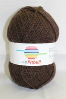 Wolle Pitbull schoko 60% Polyacryl+40% Wolle 100g 176m...