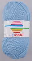 Wolle Sprint hellblau 75% Schurwolle Superwash+25%...